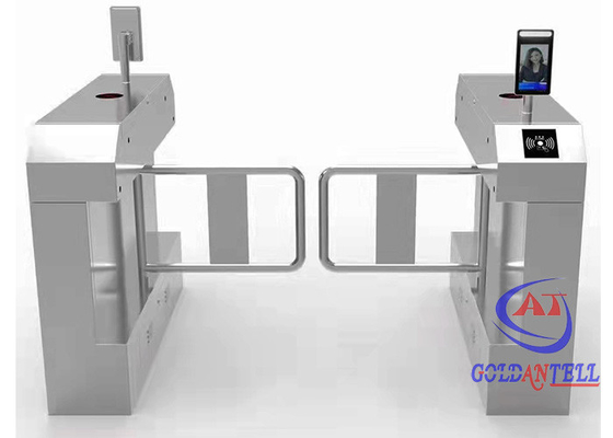 Turnstile van de antiverbrijzelings de Optische Gezichtserkenning Poort van de Schommelingsbarrière voor Toilet