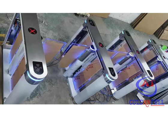 Bi-Turnstile van de Richtingshoge snelheid Brushless Motor van Veiligheidspoorten 24V gelijkstroom voor Gyms