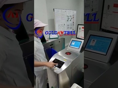 GAT-206 ESD-testsysteem flapbarrière met toegangscontrolesysteem