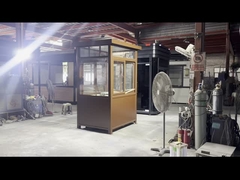 Kleurstaal volledig uitgerust, integrale kaartjesbooth met aanpasbaar ontwerp en kleur