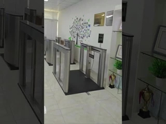 Hoge beveiliging 304 SS anti-knijpen lage geluidsdruk gezichtsherkenning E-poort voor openbare gebouwen