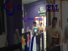 GAT-651 Aanpassen OEM ODM Beveiliging Draaiwielpoort Snelheid Swing Draaiwielpoort Voor Gym Cinema School