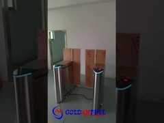 GAT-632 Hoge beveiliging roestvrij staal schuifbarrière poort beveiligingsdeur mechanisme vingerafdruk