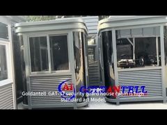 Vaste staal geprefabriceerde bewakingsruimte Tijdelijk logo op maat