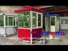 Lange levensduur Buitenbeveiliging Bewakingsbooth Voor Kaartkast Parkeerterrein Wachter Post